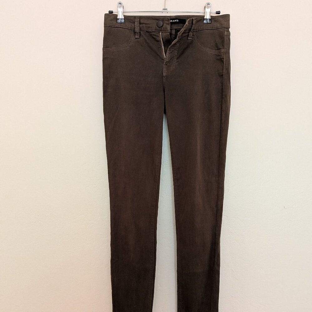 J Brand Skinny Jeans - Olive Green, Size 26